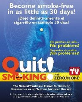 Zero Smoke - Quit Smoking with Zerosmoke magnets - natural treatment system for smoking dependence using magnetic auricular therapy